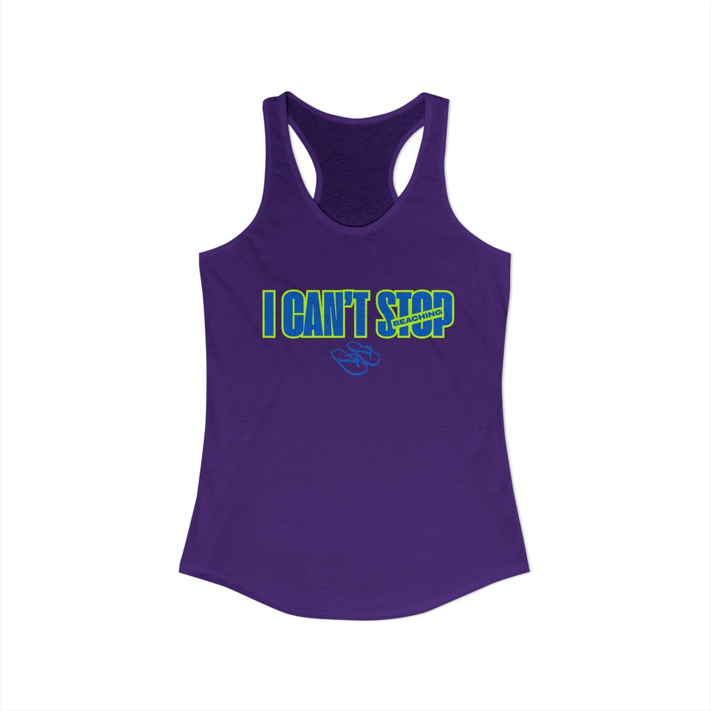 Sunrise Suntan Sunset Repeat Women's Racerback Tank - Beach / Lake Vibes