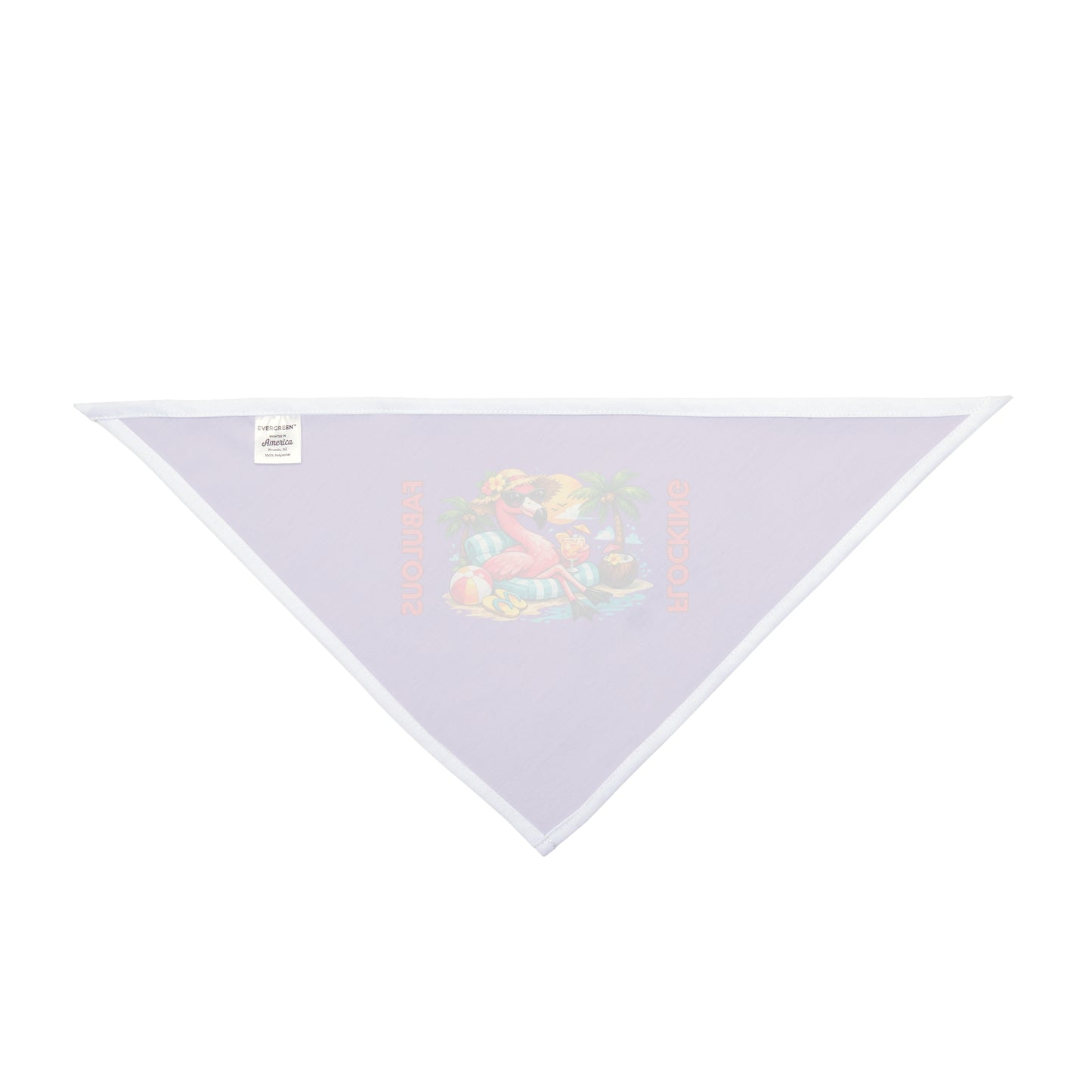Tropical Flamingo Pet Bandana – Purple Flocking Fabulous Dog & Cat Accessory