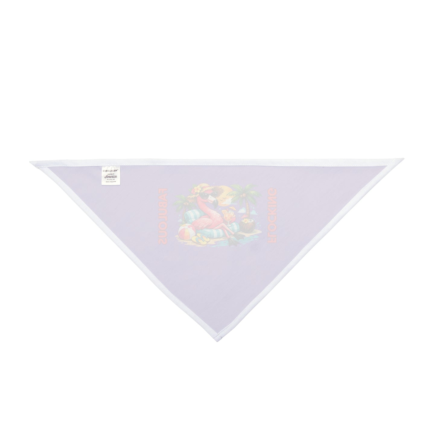 Tropical Flamingo Pet Bandana – Purple Flocking Fabulous Dog & Cat Accessory