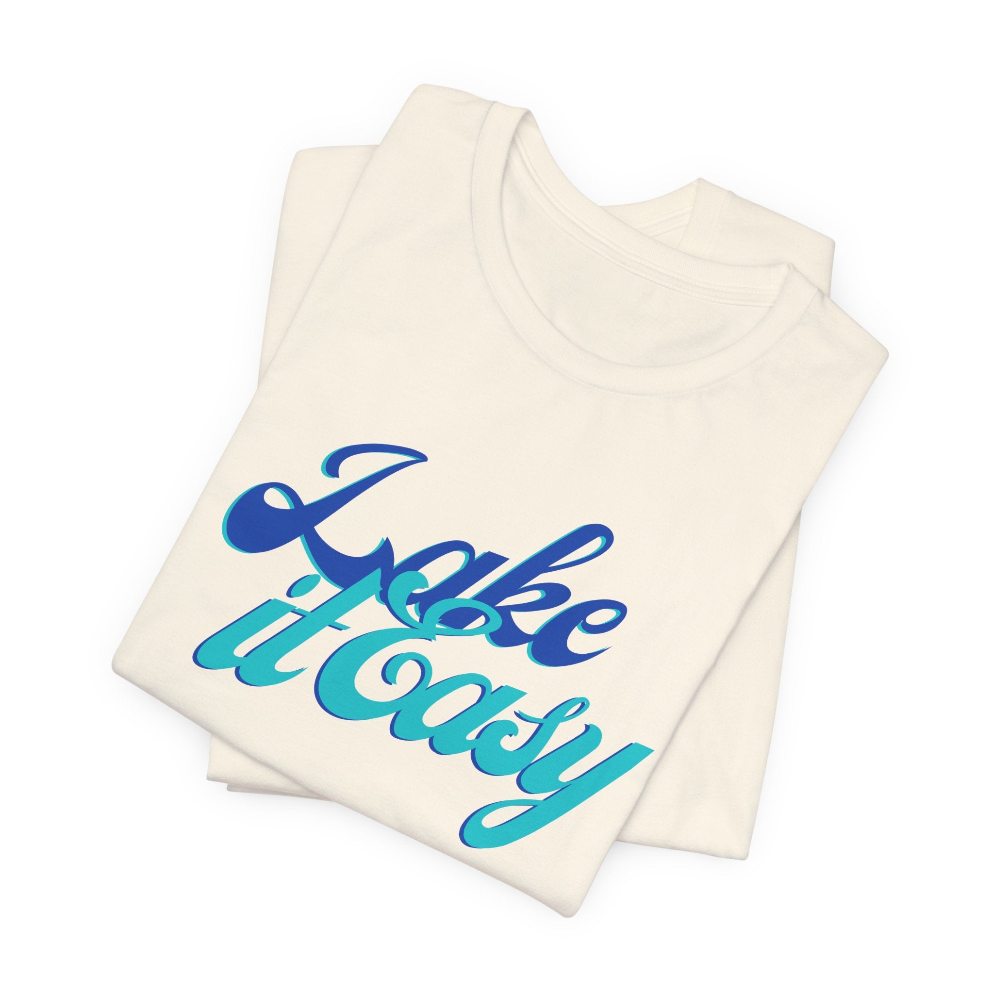 Lake It Easy Unisex Tee - Retro Lake Life Summer Shirt