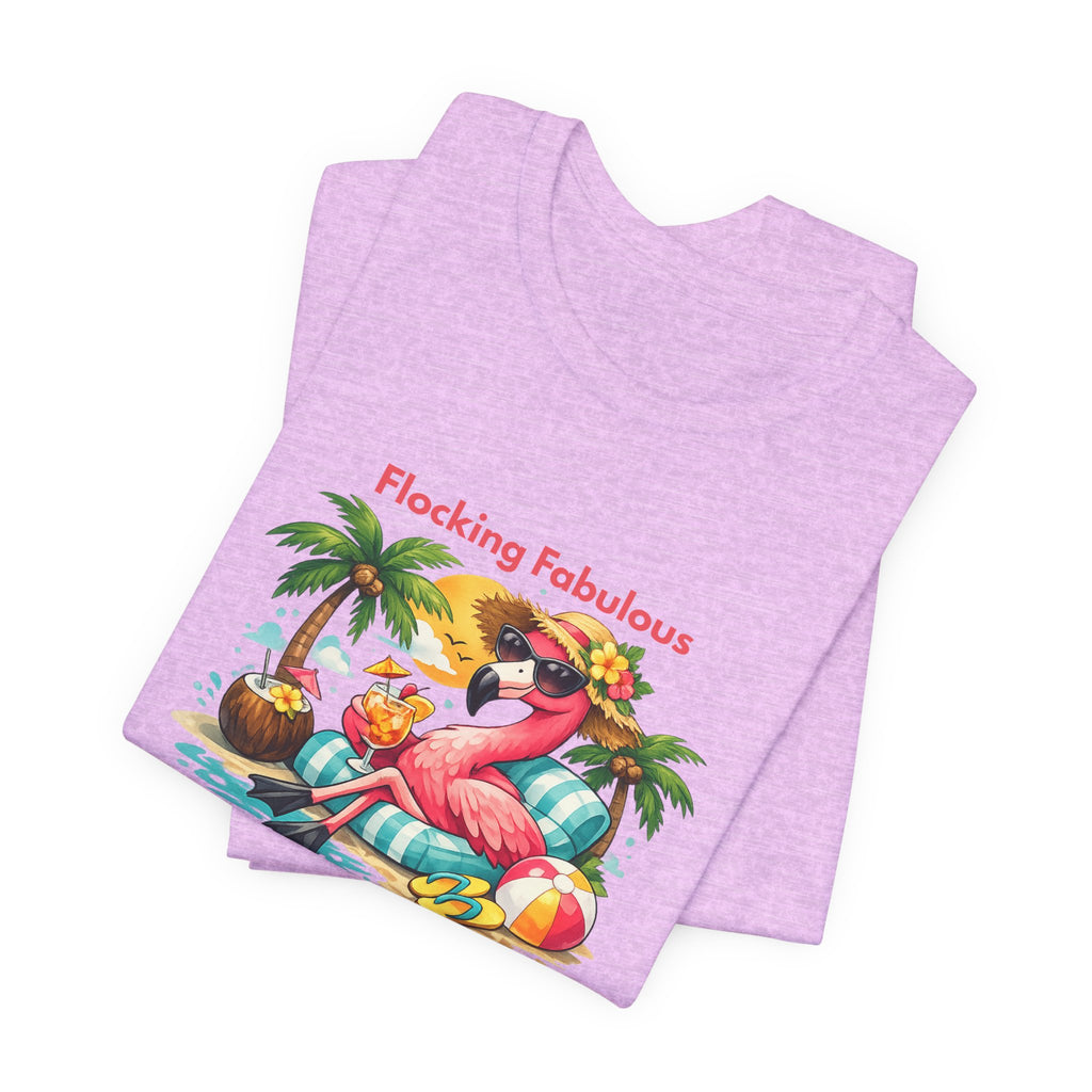 Flocking Fabulous Flamingo Beach Tee
