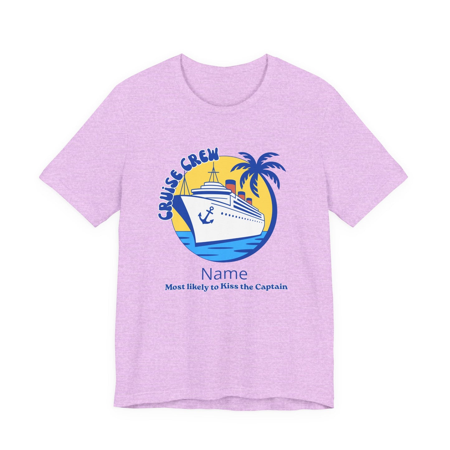 Cruise Crew - Most Likely to Kiss the Captain - Group Crew Unisex T-Shirt