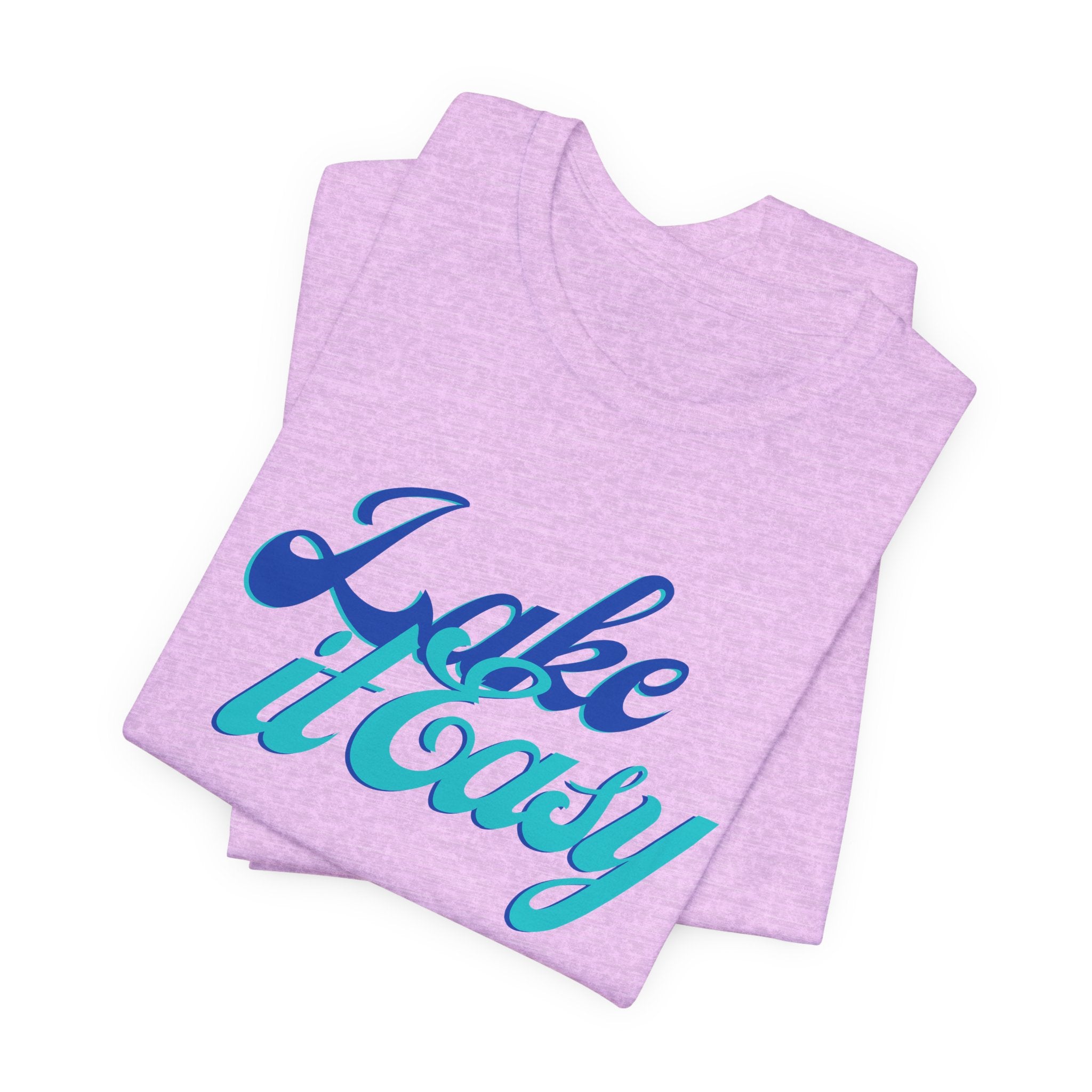 Lake It Easy Unisex Tee - Retro Lake Life Summer Shirt