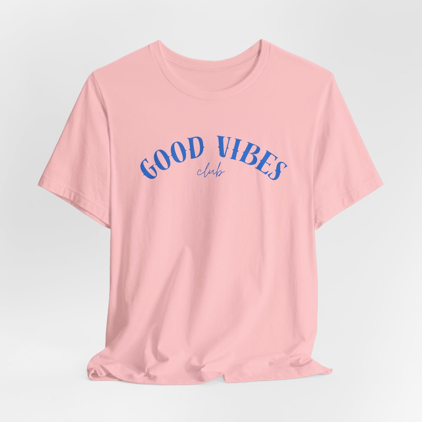 Good Vibes Tee — 'Good Vibes Club' Casual Graphic Unisex T-Shirt Beach / Lake