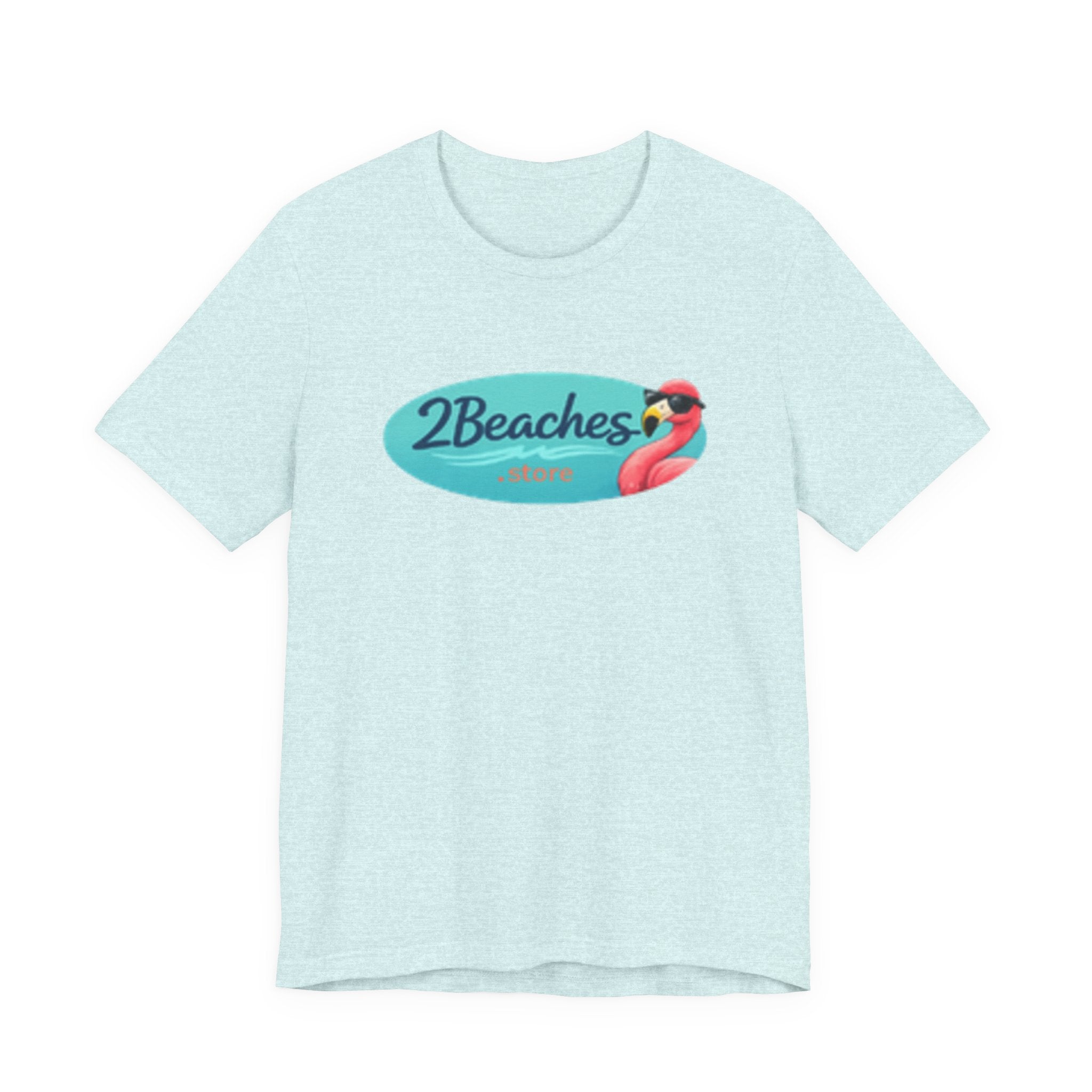 2Beaches Logo Tee – Coastal Lifestyle Beach T-Shirt