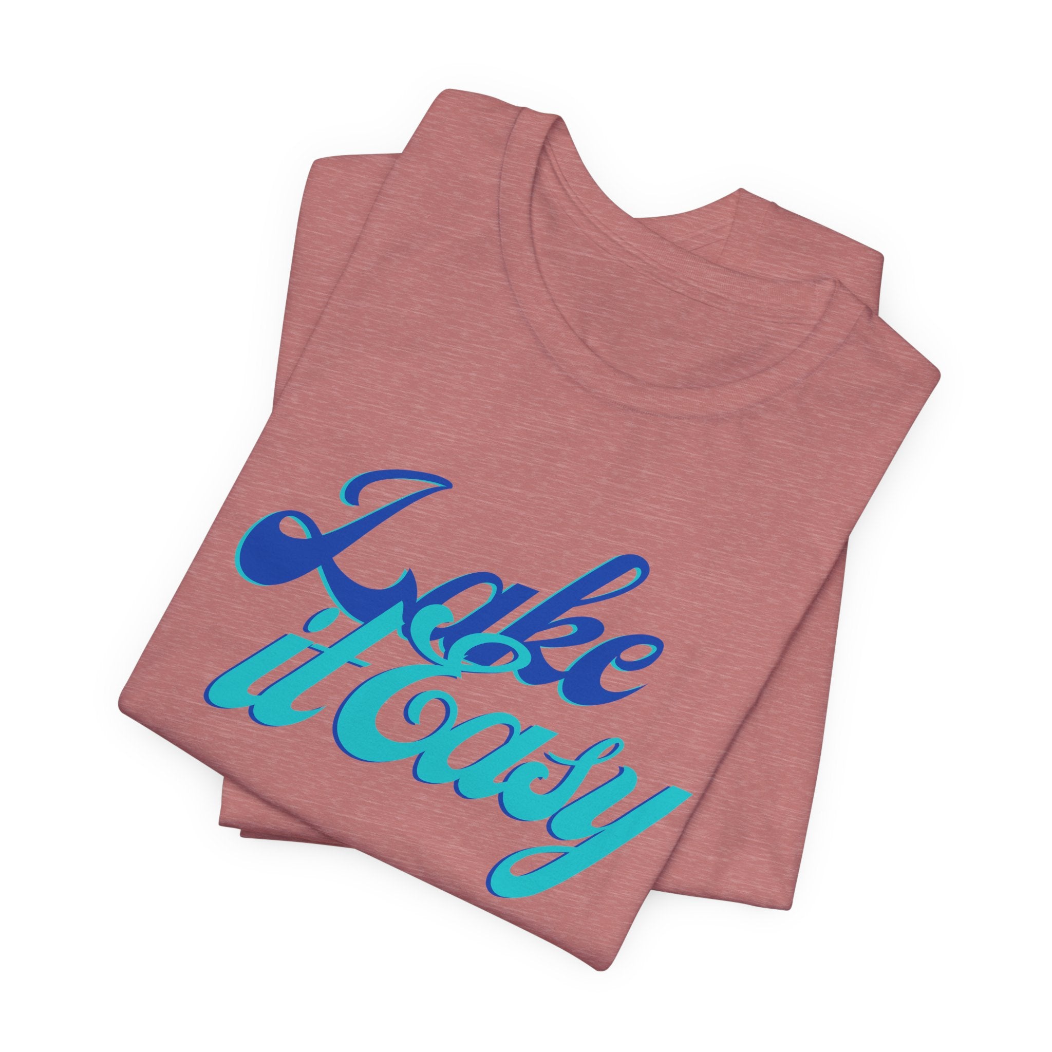 Lake It Easy Unisex Tee - Retro Lake Life Summer Shirt