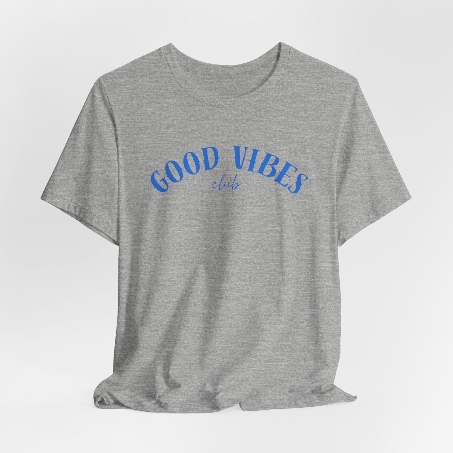 Good Vibes Tee — 'Good Vibes Club' Casual Graphic Unisex T-Shirt Beach / Lake