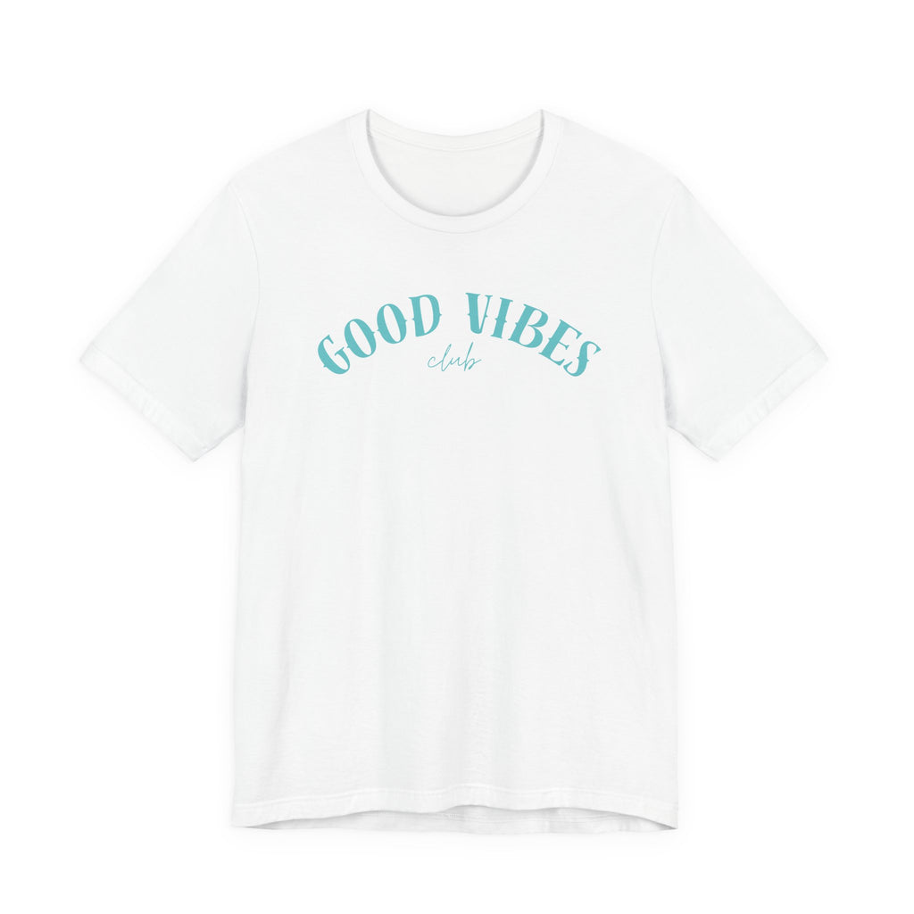 Good Vibes Tee — Retro Script Beachy T-Shirt