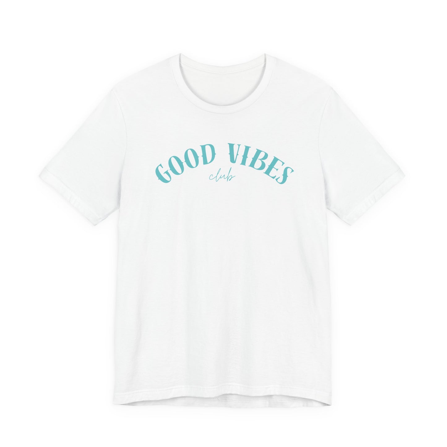 Good Vibes Unisex T-Shirt — Retro Script Beachy Tee Beach / Lake