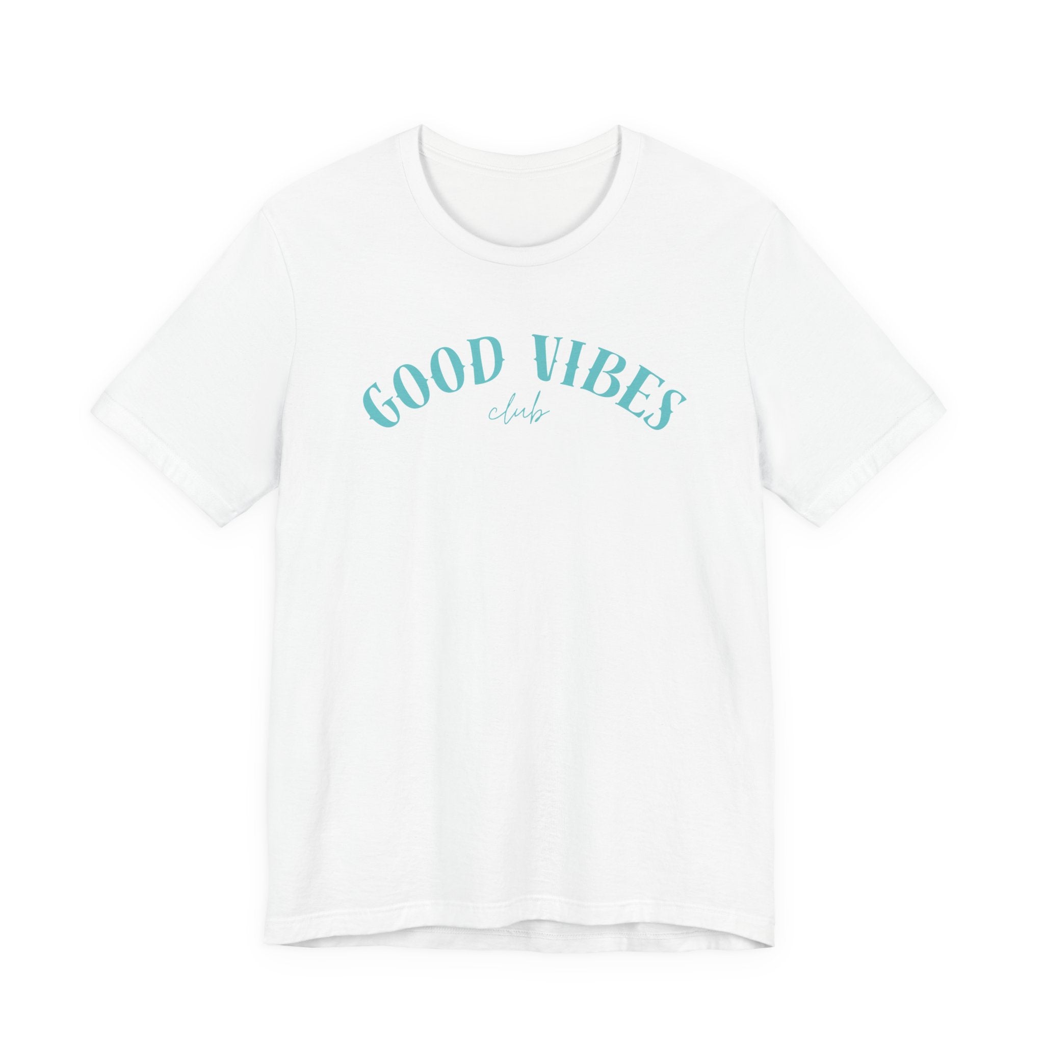 Good Vibes Tee — Retro Script Beachy T-Shirt