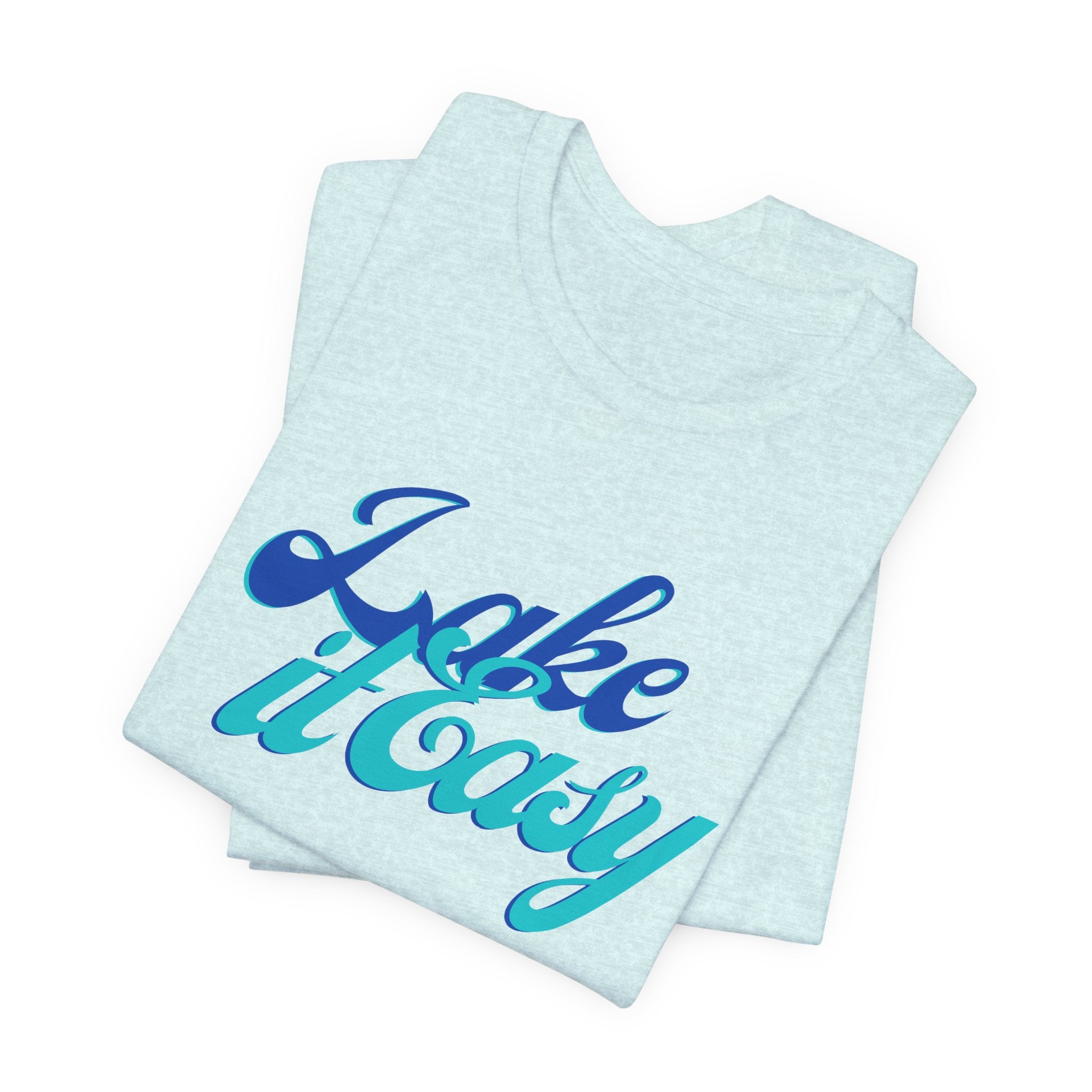 Lake It Easy Unisex Tee - Retro Lake Life Summer Shirt