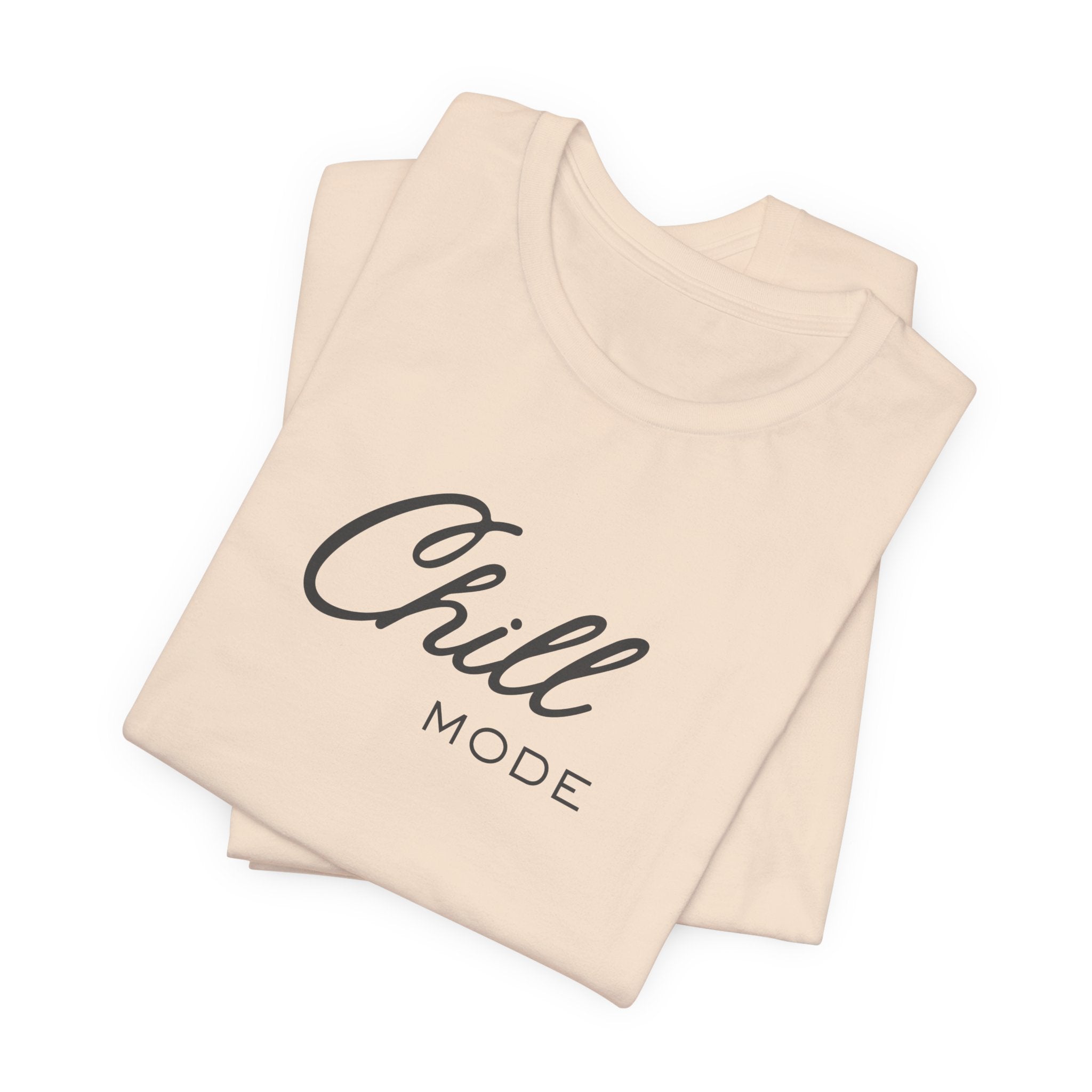 Chill Mode Tee — Minimal Relaxed Graphic Unisex T‑Shirt