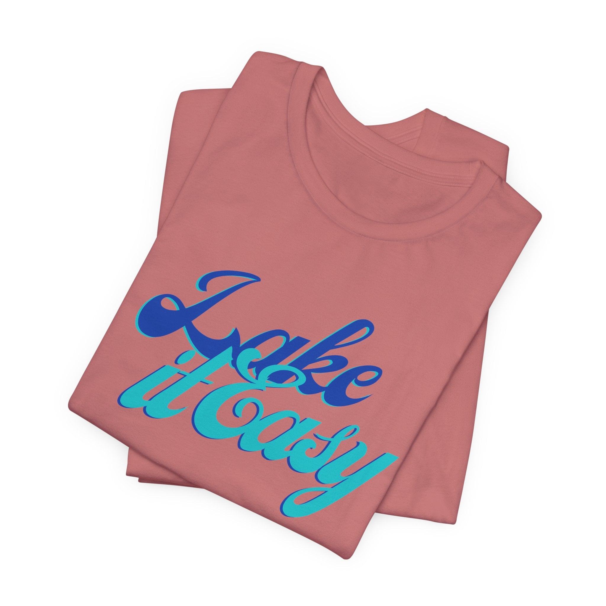 Lake It Easy Unisex Tee - Retro Lake Life Summer Shirt