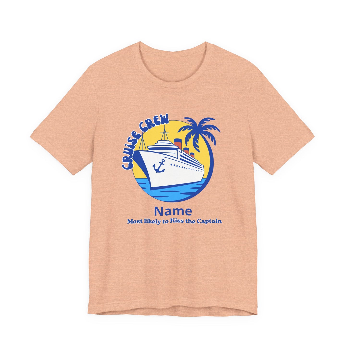 Cruise Crew - Most Likely to Kiss the Captain - Group Crew Unisex T-Shirt