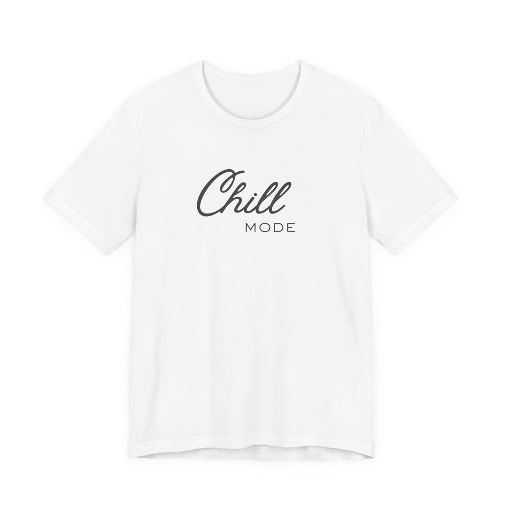 Chill Mode Tee — Minimal Relaxed Graphic Unisex T‑Shirt