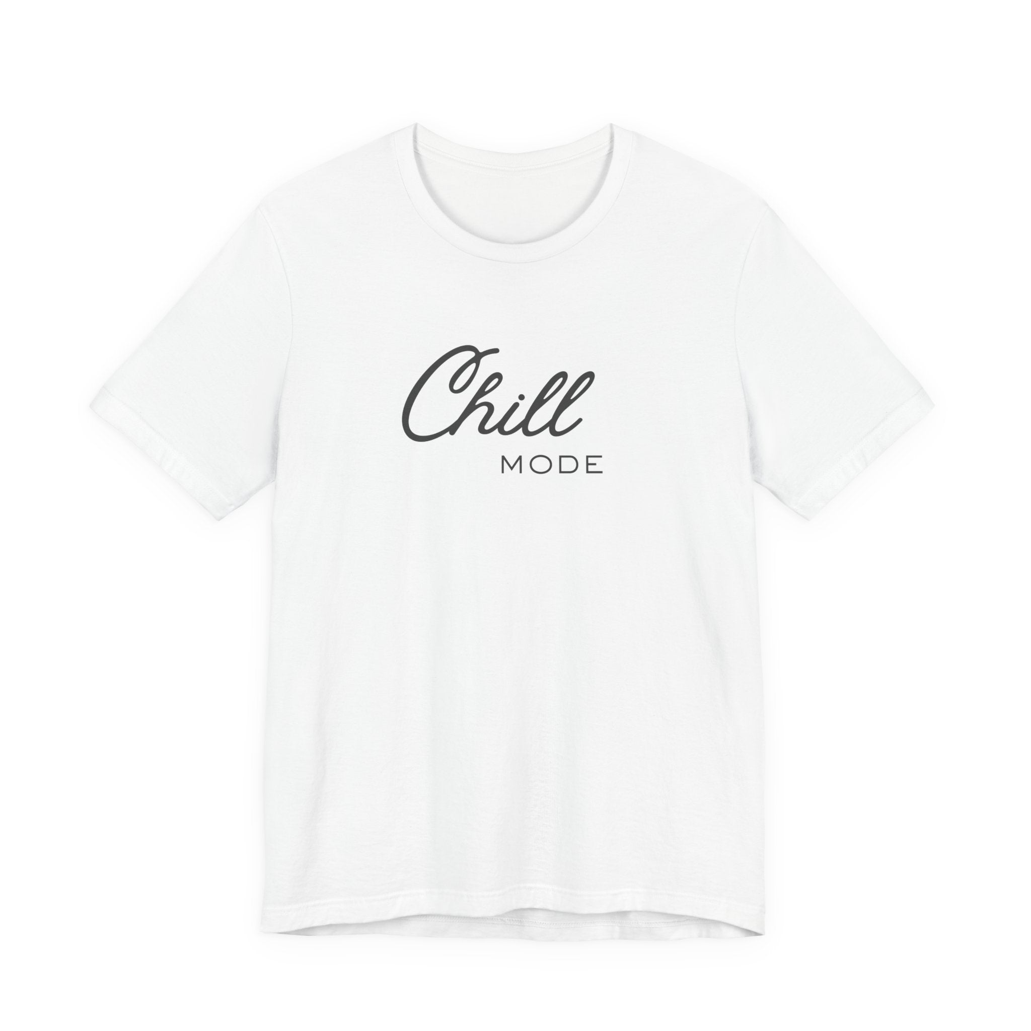 Chill Mode Tee — Minimal Relaxed Graphic Unisex T‑Shirt