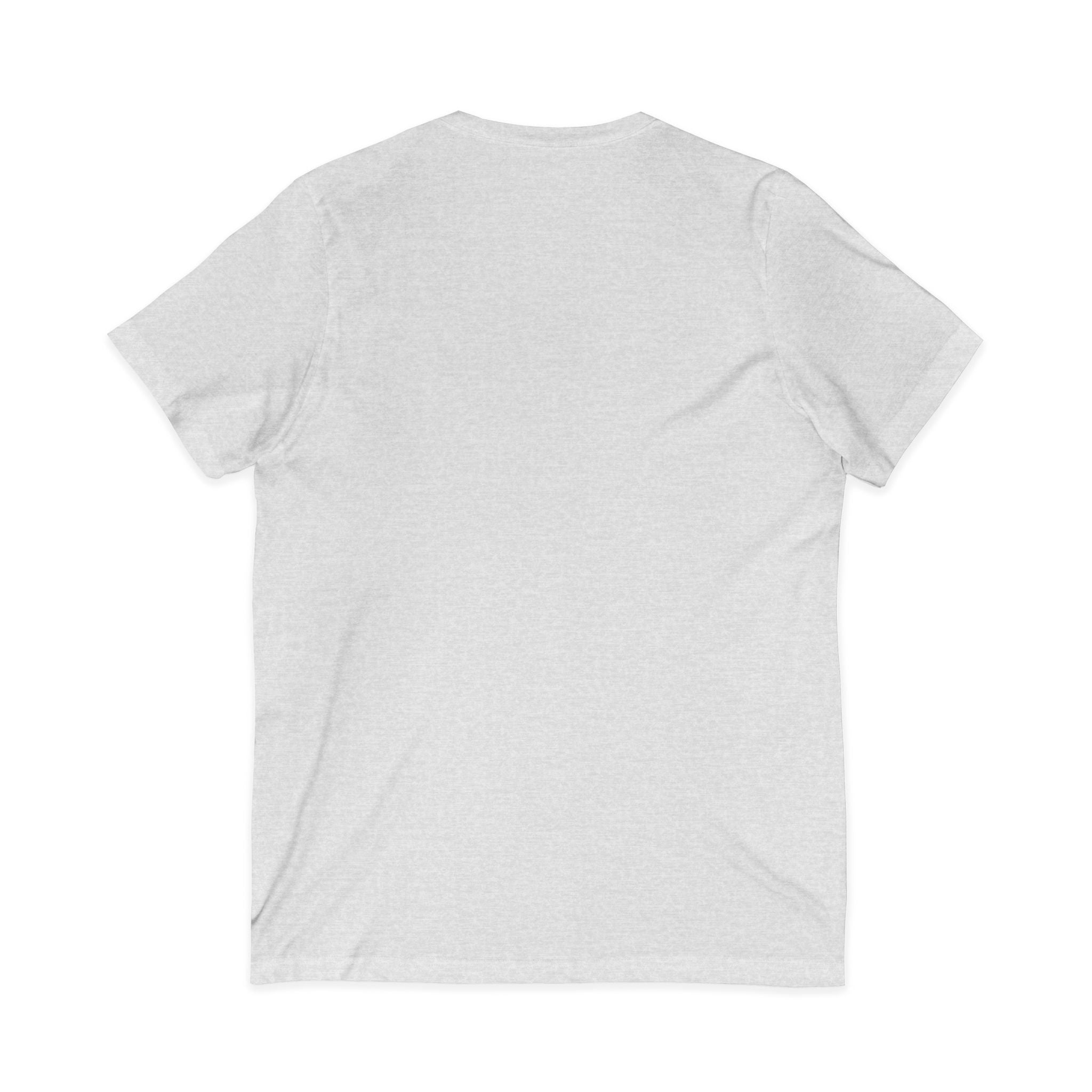 Resting Beach Face V‑Neck Tee — Summer Vacation Beach Shirt