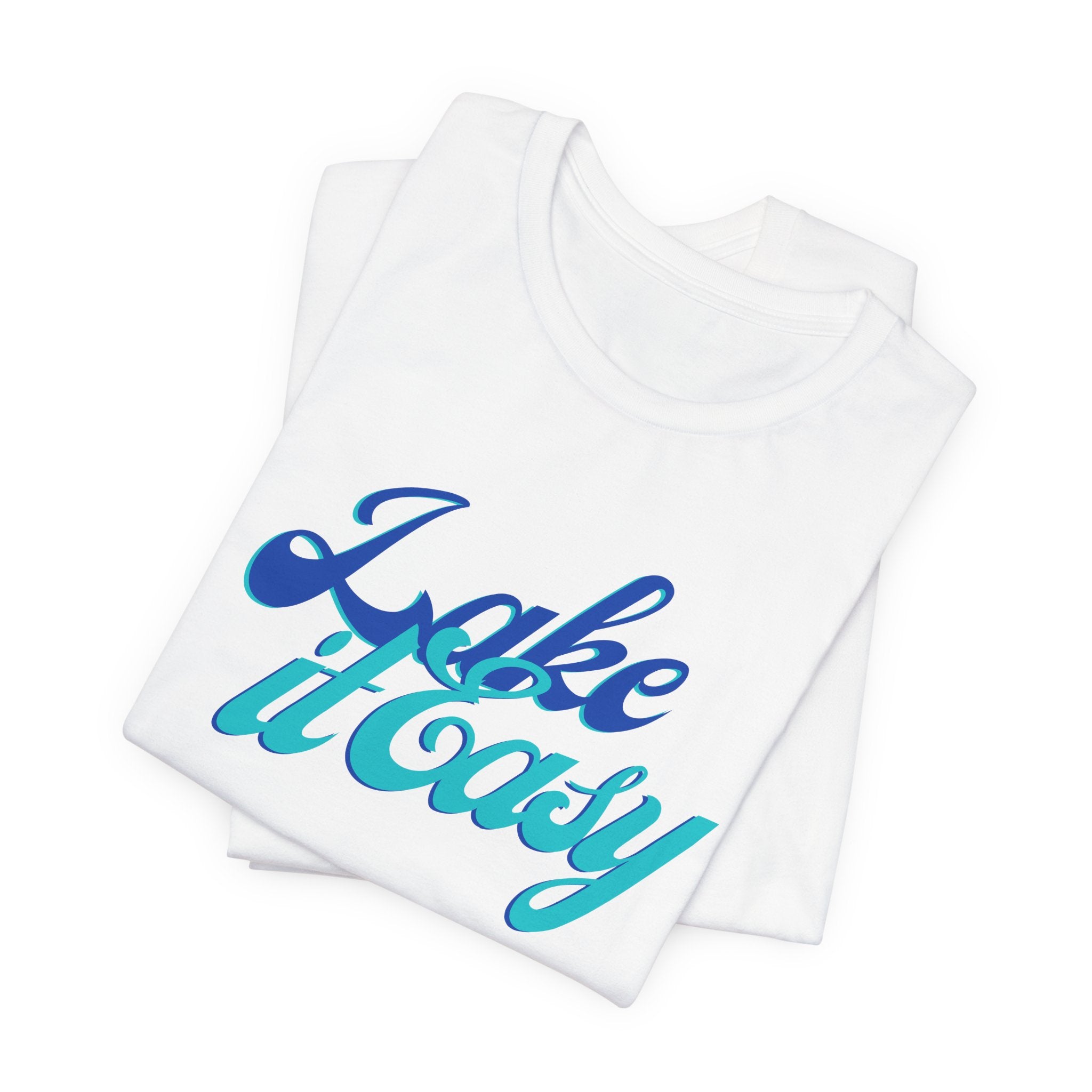 Lake It Easy Unisex Tee - Retro Lake Life Summer Shirt