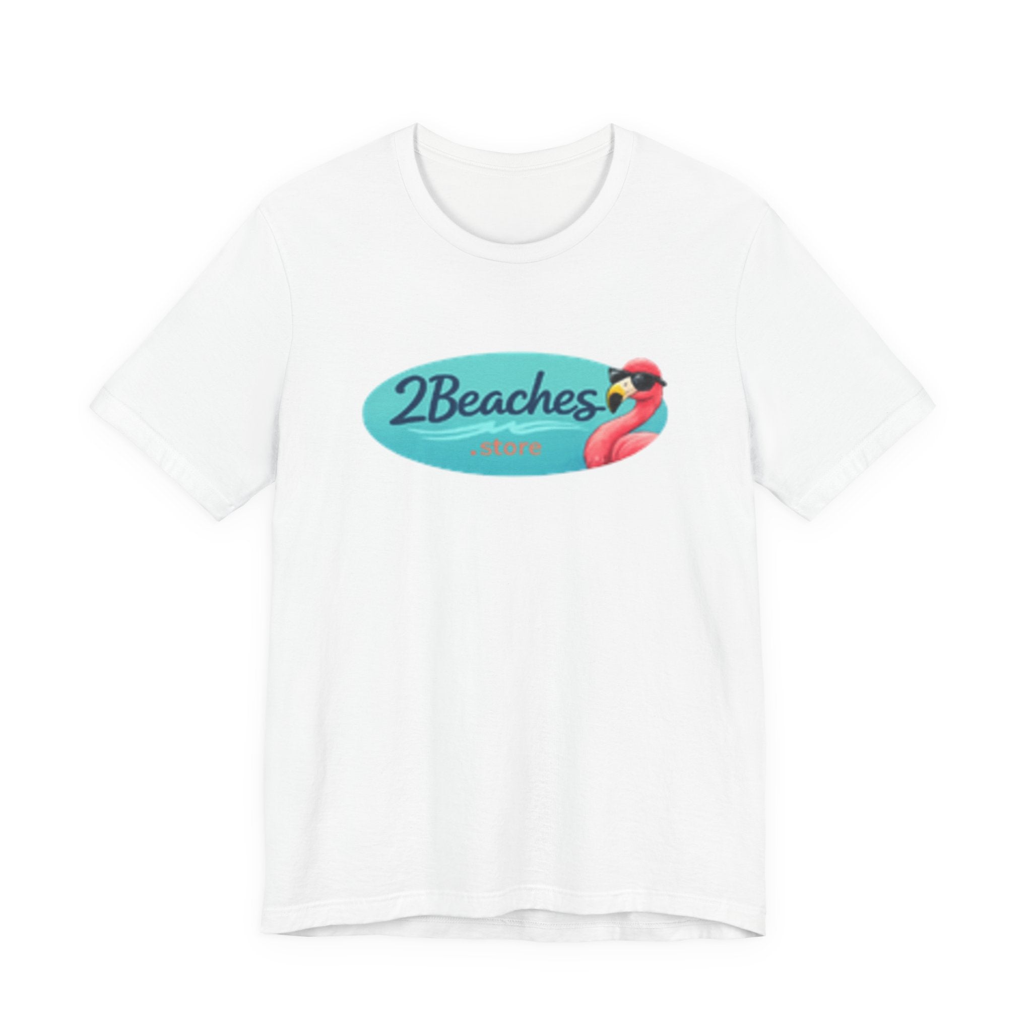 2Beaches Logo Tee – Coastal Lifestyle Beach T-Shirt