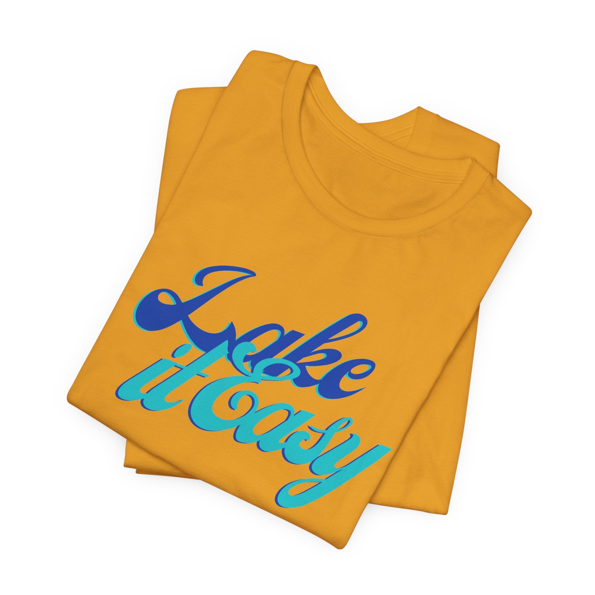 Lake It Easy Unisex Tee - Retro Lake Life Summer Shirt