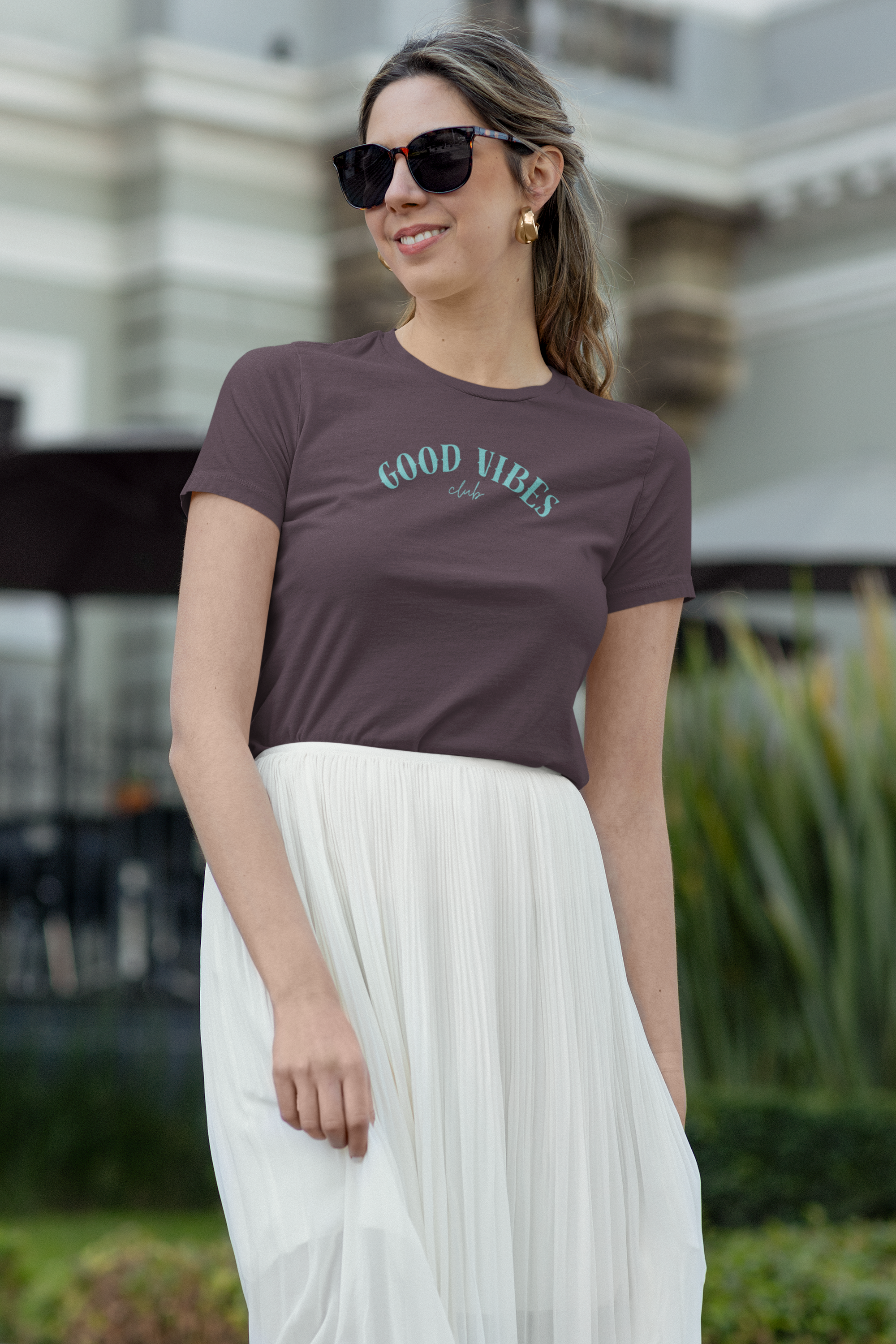 Good Vibes Women's Tee – Positive Graphic T‑Shirt