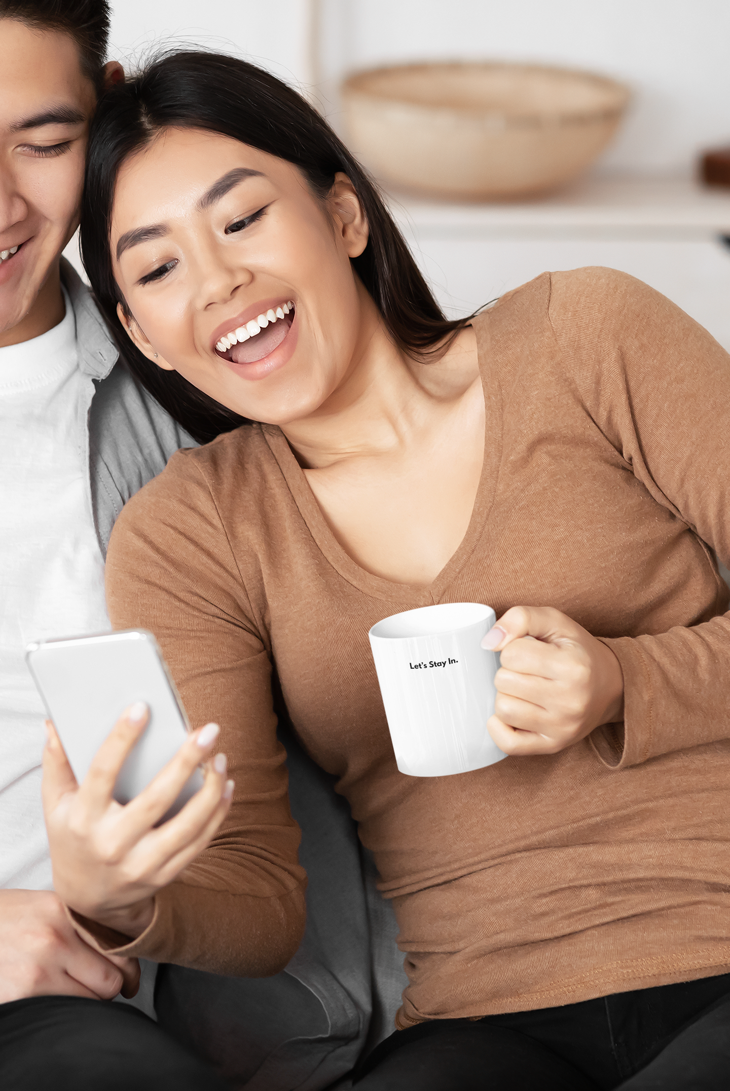 Let's Stay In. Mug — Cozy Homebody 11oz Coffee Cup