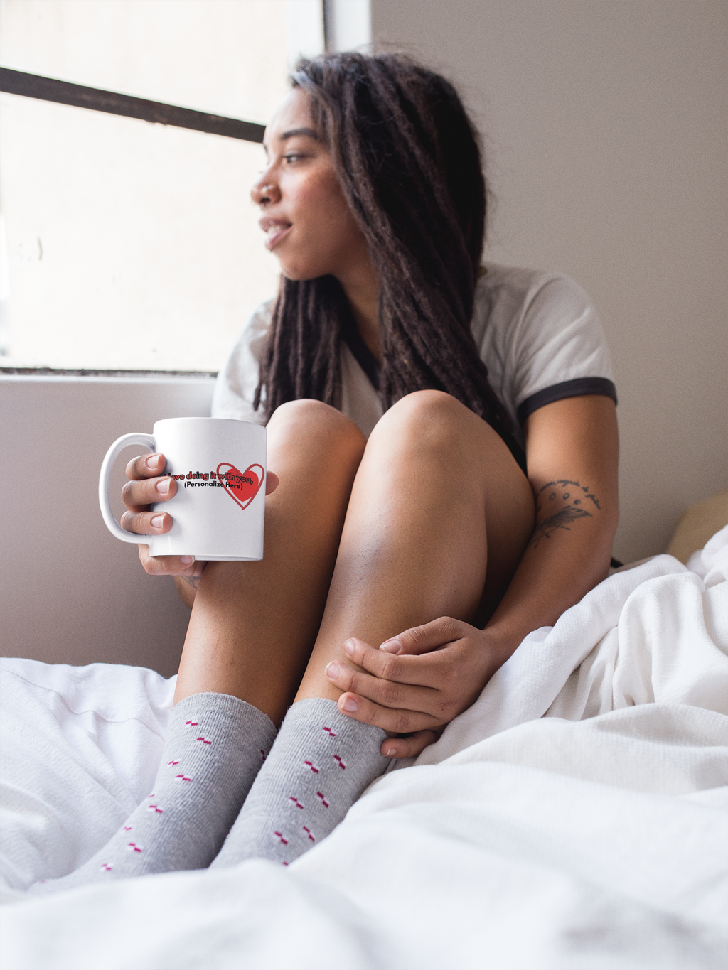 Mug — "I love doing it with you" Heart Coffee Mug (11oz)