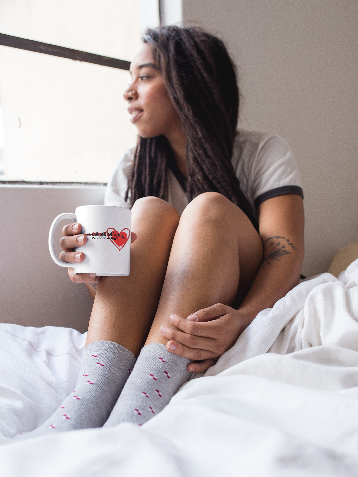 Mug — "I love doing it with you" Heart Coffee Mug (11oz)