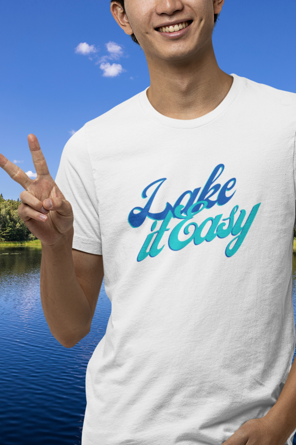 Retro Lake Life Unisex Shirt, Relaxed Summer Vacation Graphic Tee