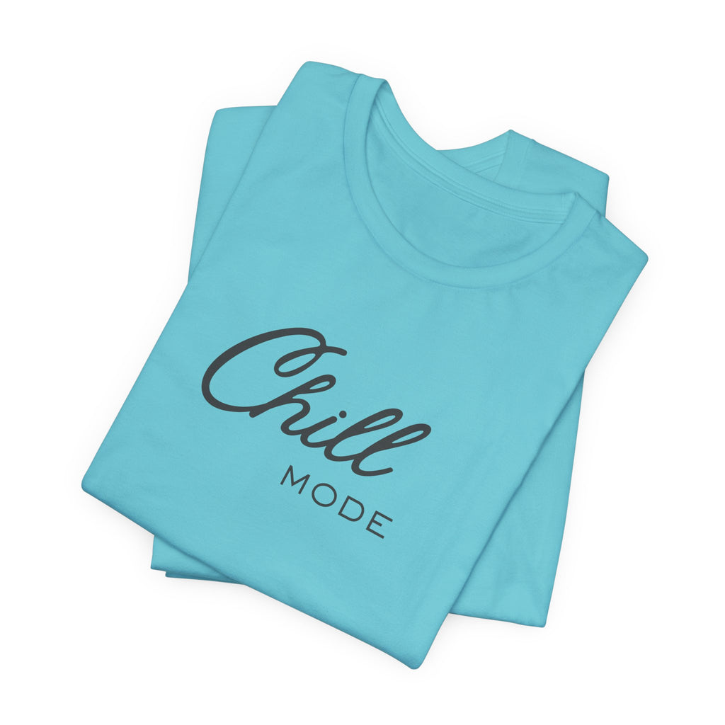 Chill Mode Tee — Minimal Relaxed Graphic Unisex T‑Shirt
