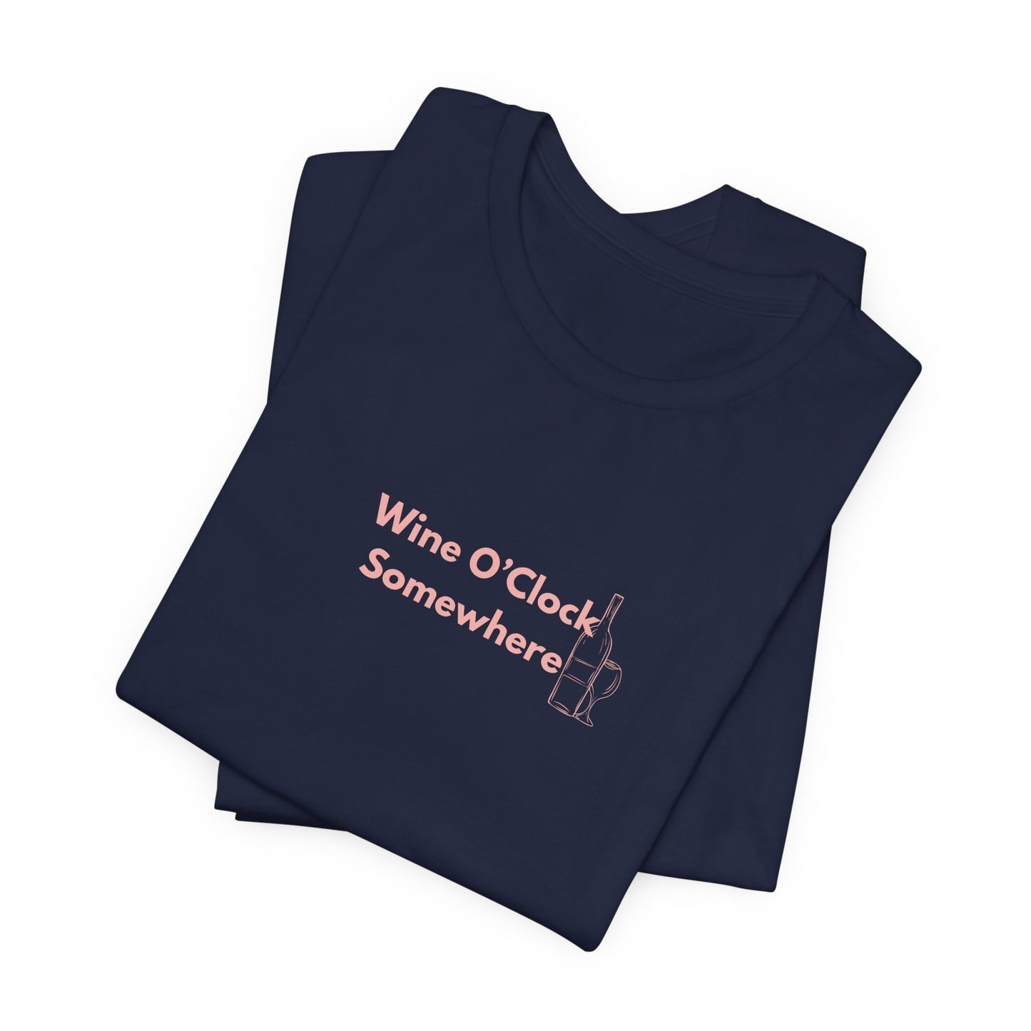 Wine O'Clock Somewhere Unisex T-Shirt – Funny Wine Lover Gift Tee