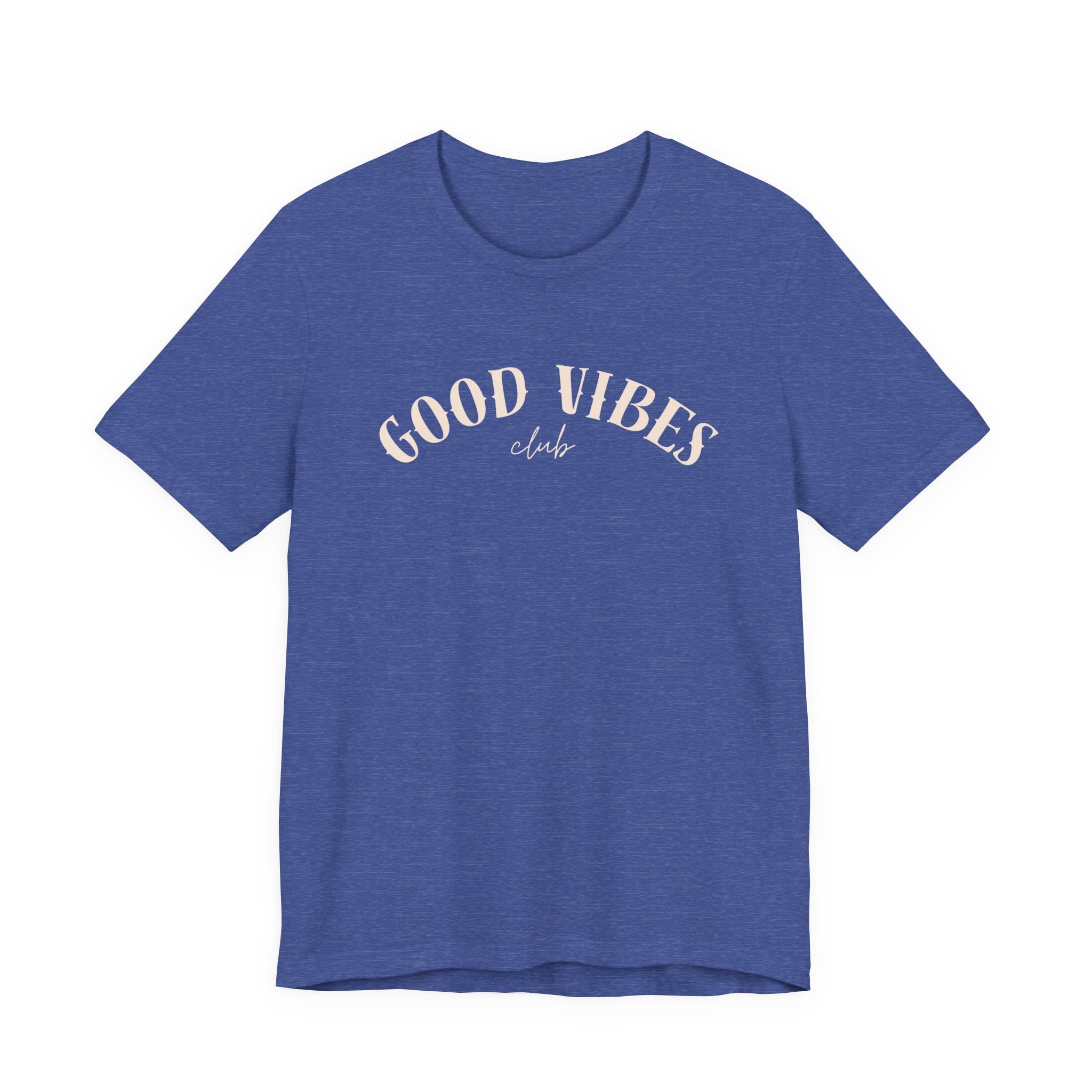 Unisex Jersey Short Sleeve Tee - 'Good Vibes Club'