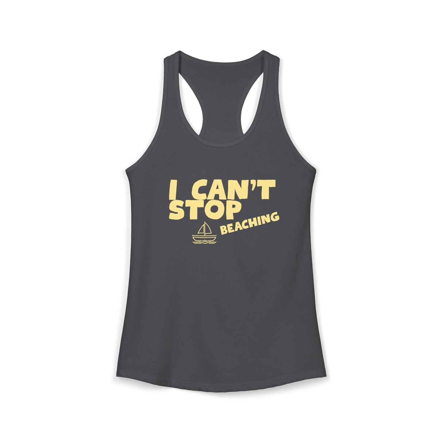 Women's Ideal Racerback Tank – I CAN'T STOP BEACHING