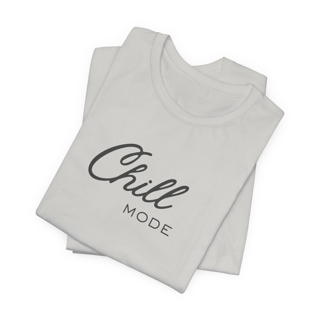 Chill Mode Tee — Minimal Relaxed Graphic Unisex T‑Shirt