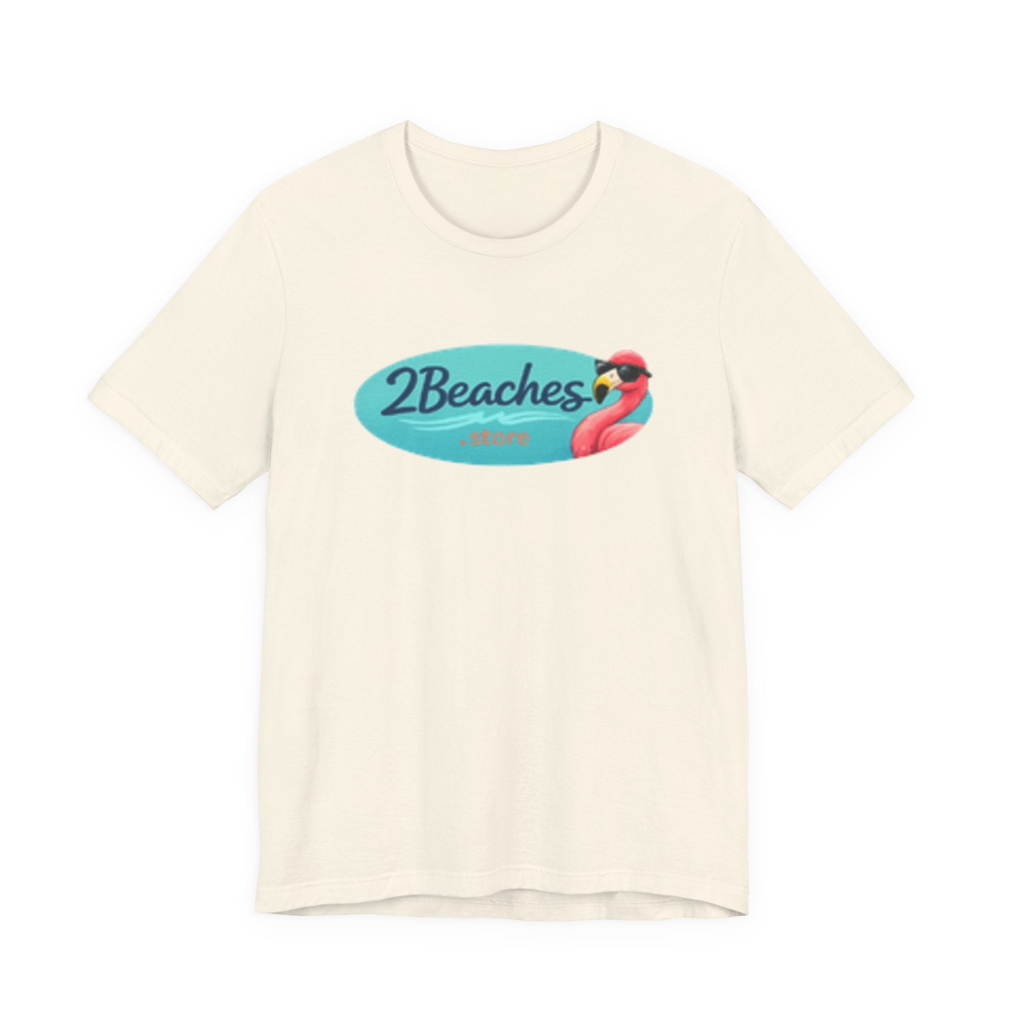 2Beaches Logo Tee – Coastal Lifestyle Beach T-Shirt