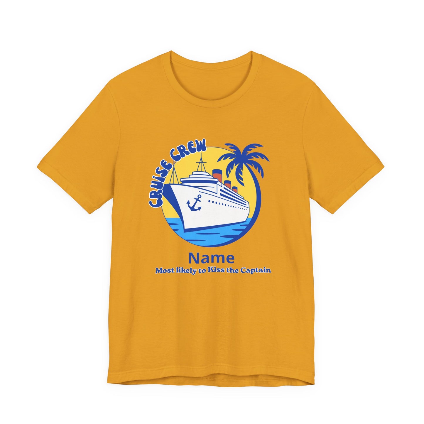 Cruise Crew - Most Likely to Kiss the Captain - Group Crew Unisex T-Shirt
