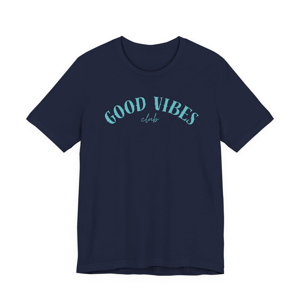 Good Vibes Tee — Retro Script Beachy T-Shirt