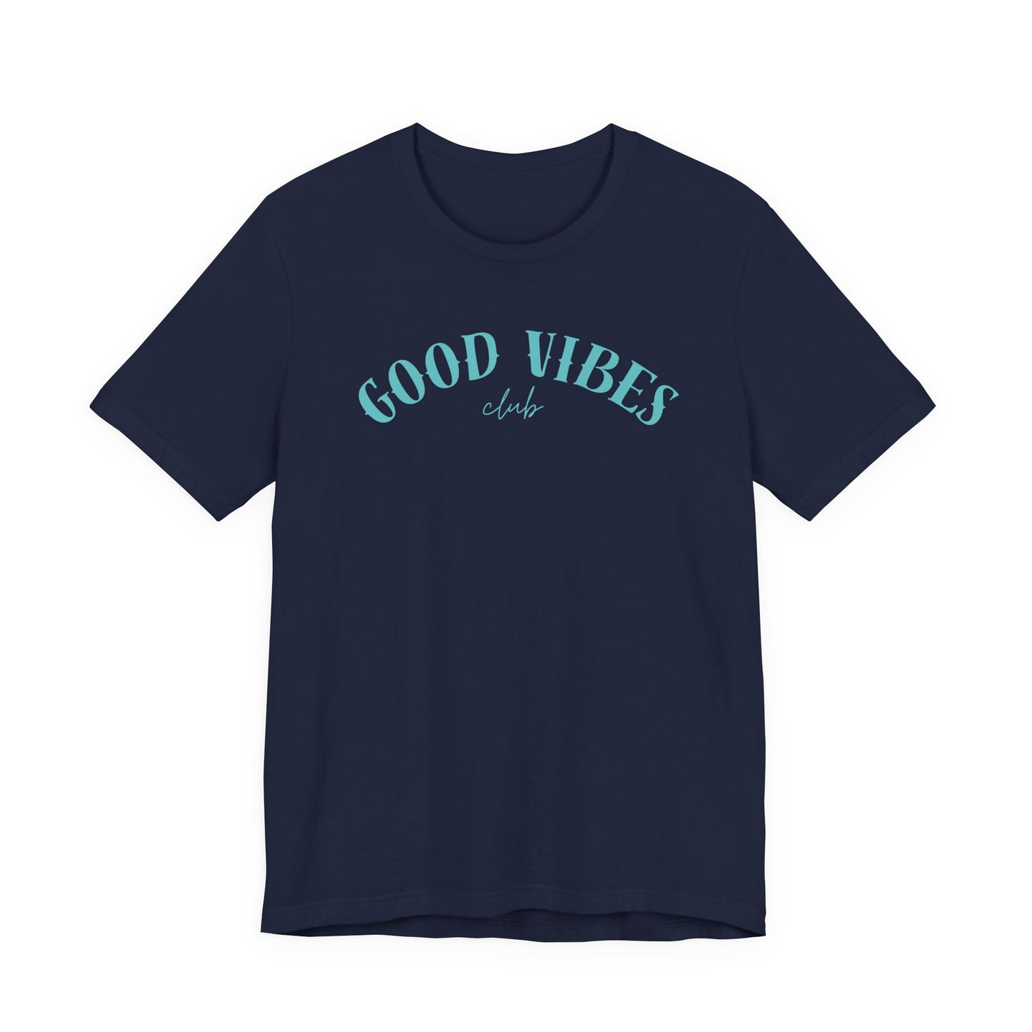 Good Vibes Unisex T-Shirt — Retro Script Beachy Tee Beach / Lake