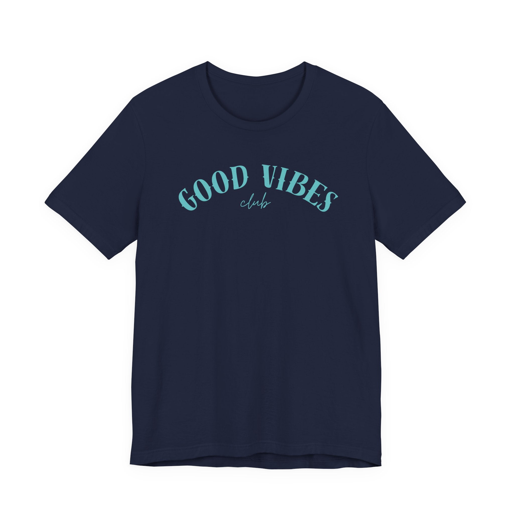 Good Vibes Tee — Retro Script Beachy T-Shirt