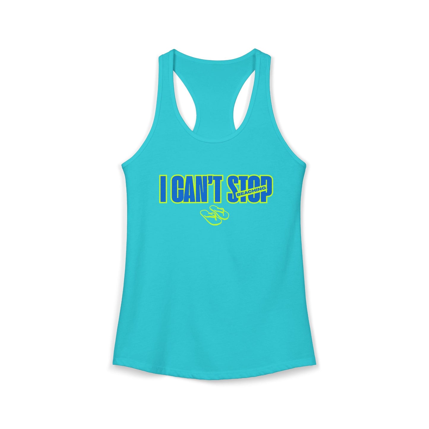 Women's Ideal Racerback Tank – Can't Stop Beaching