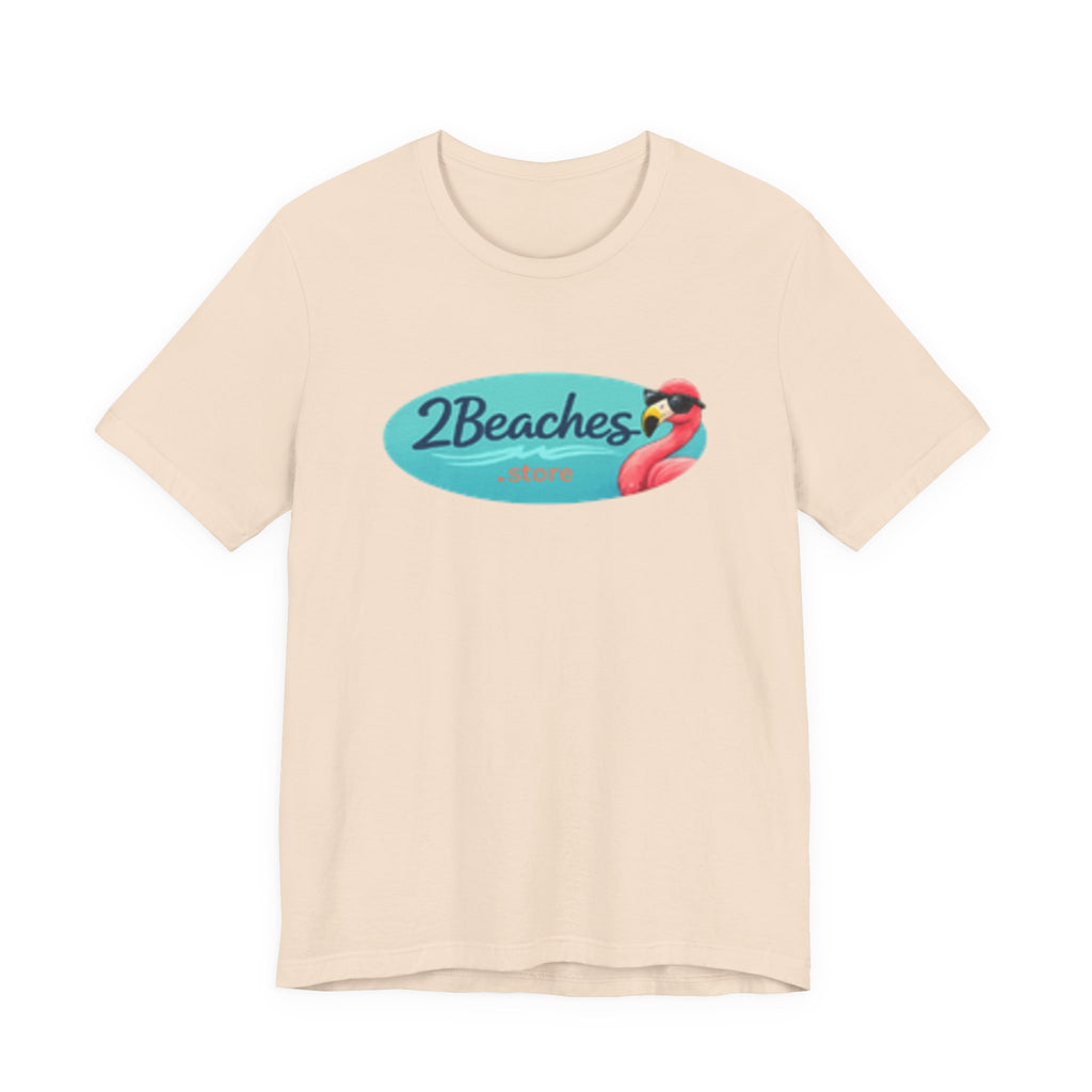 2Beaches Logo Tee – Coastal Lifestyle Beach T-Shirt