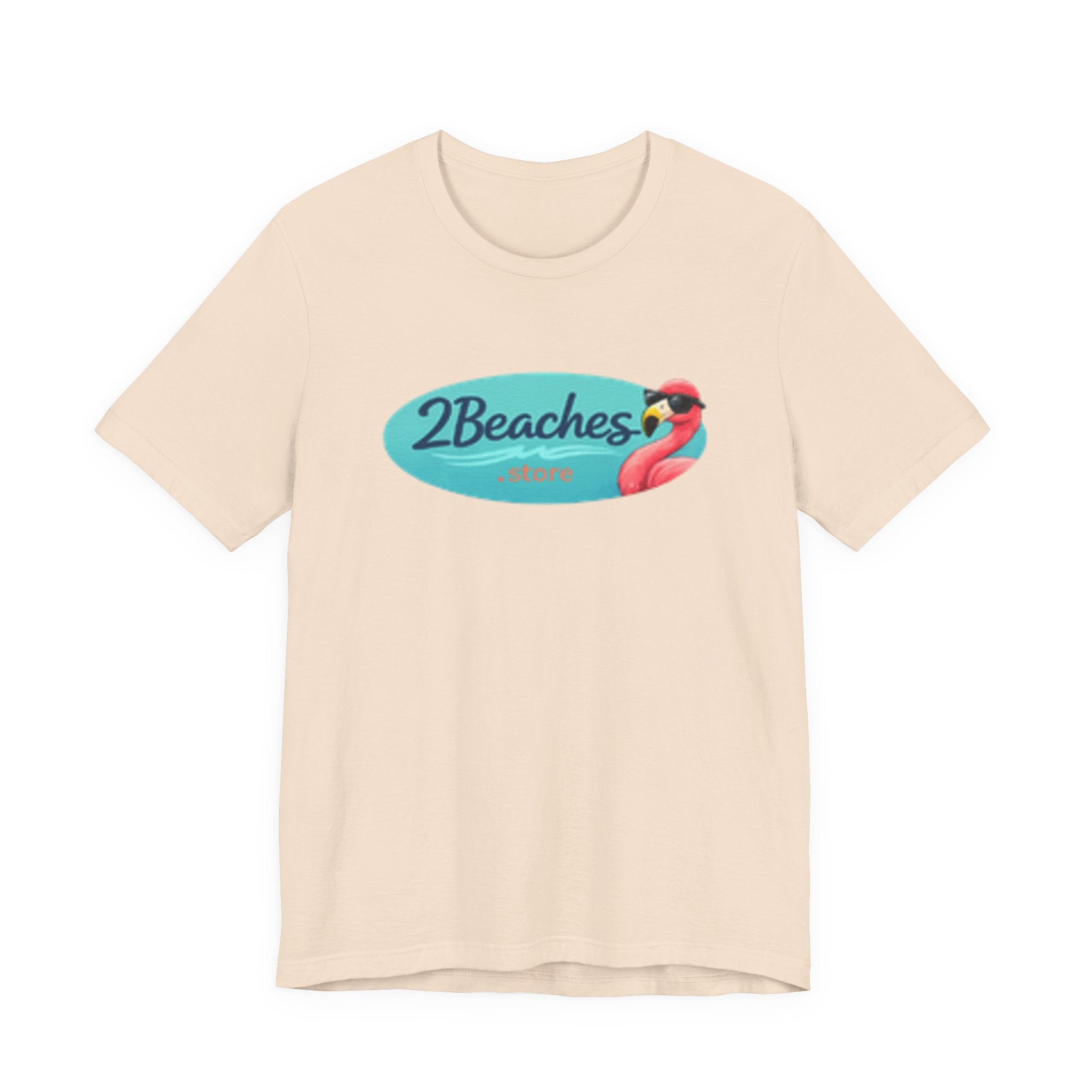 2Beaches Logo Tee – Coastal Lifestyle Beach T-Shirt