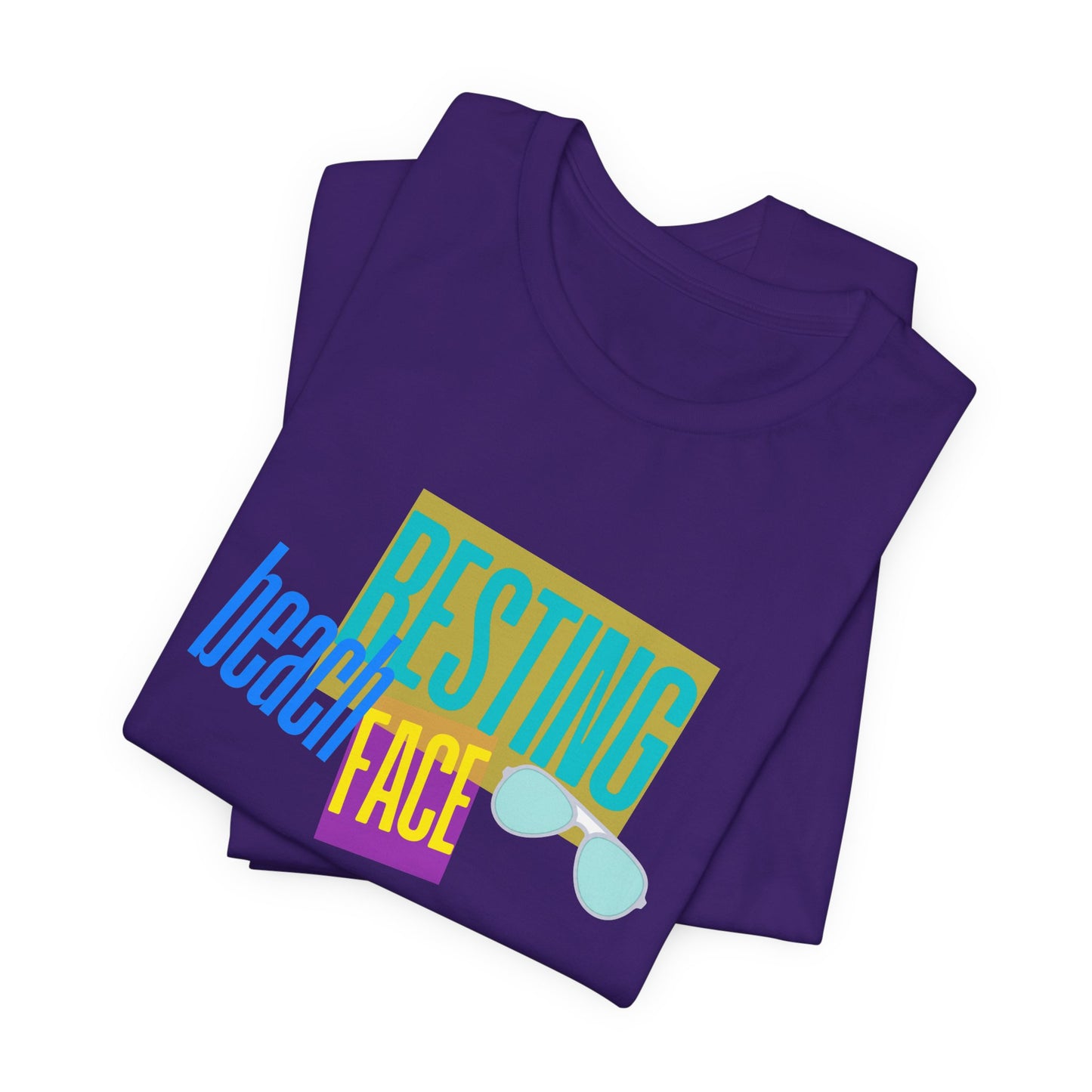 Resting Beach Face Shirt, Funny Beach Vacation Tee, Summer Graphic T-Shirt, Coastal Vacation Gift, Unisex Beachwear
