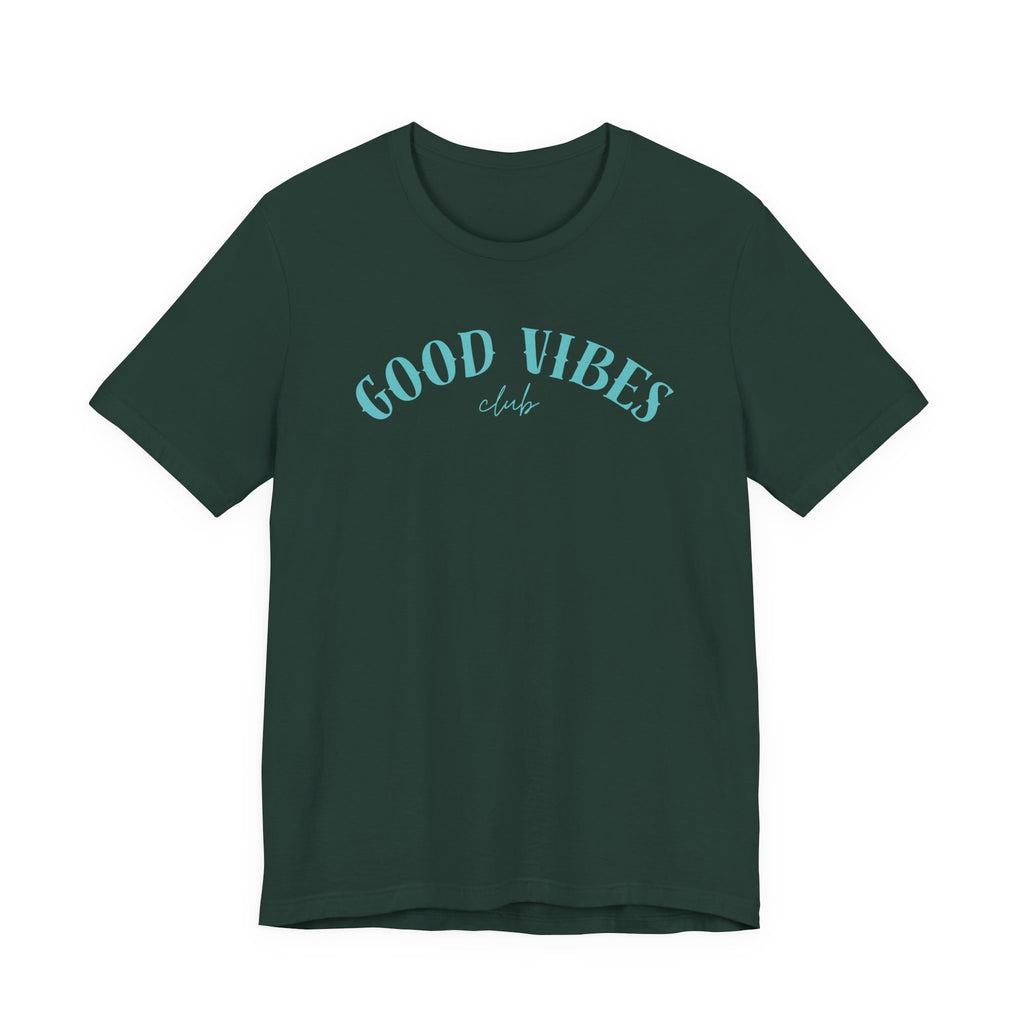 Good Vibes Tee — Retro Script Beachy T-Shirt