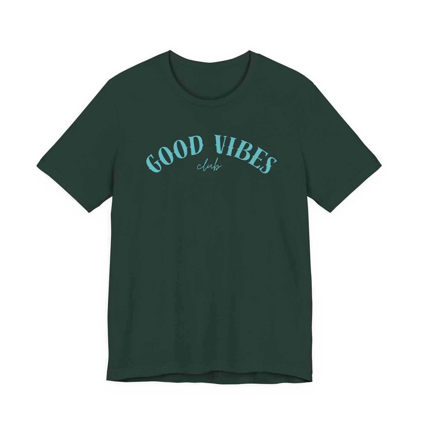 Good Vibes Unisex T-Shirt — Retro Script Beachy Tee Beach / Lake