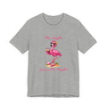 Flamingo Beach Tee - Fla-Single Wanna Fla-Mingle Unisex Graphic Shirt
