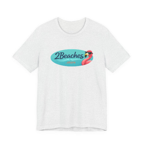 2Beaches Logo Tee – Coastal Lifestyle Beach T-Shirt