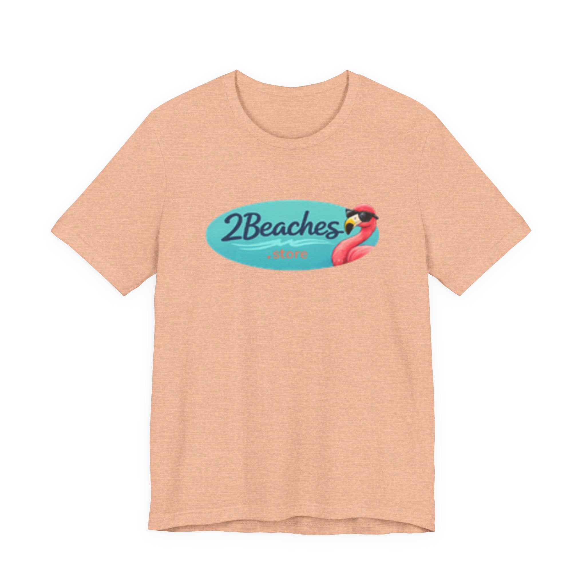 2Beaches Logo Tee – Coastal Lifestyle Beach T-Shirt