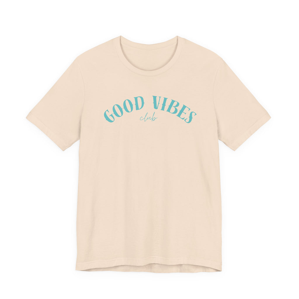 Good Vibes Tee — Retro Script Beachy T-Shirt