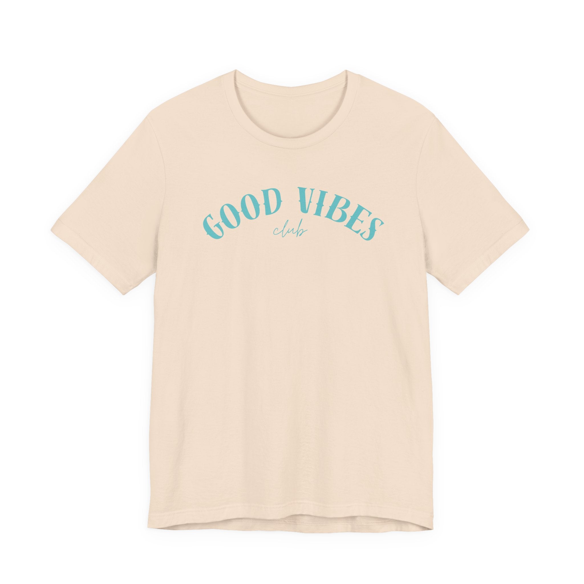 Good Vibes Tee — Retro Script Beachy T-Shirt